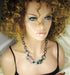 Gray Elephanti Necklace with Gun Metal Accent