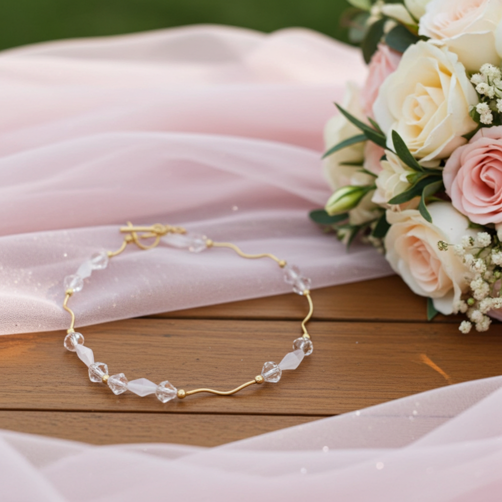 Crystal and Gold Bracelet