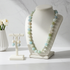Amazonite Gemstone Necklace & Earrings
