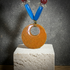 Multi-colored Tagua Nut and Ceramic Pendant Necklace