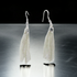 Silver Chain Tassel Drop Earrings