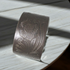 Stunning Brown Wide Tooled Leather Cuff Bracelet Unisex