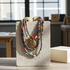 Stunning African Statement Pendant Necklace Five Strand