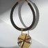 Big Bamboo Inlay Pendant Necklace Affordable Unisex