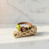 Natural Brown Leather Cord Bracelet Copper Accents