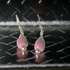 Delicate Pink Kazuri Earrings