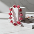 Rose Floral Artisan Bead  Bracelet