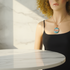 Turquoise Floral Artisan Bead Pendant Necklace