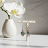 Elegant Blue Topaz Gemstone  Earrings
