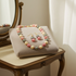 Dark Pink Multi-colored Pearl Necklace & Earrtngs