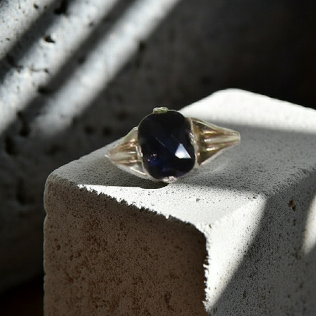India Iolite Ring Size 7