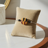 Bangle Bracelet with Fair Trade Tiger Kazuri Bead