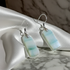 Exquisite Drop Earrings Rare Hemimorphite Drop Gemstone
