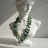 Handmade Turquoise Teardrop Necklace Chunky