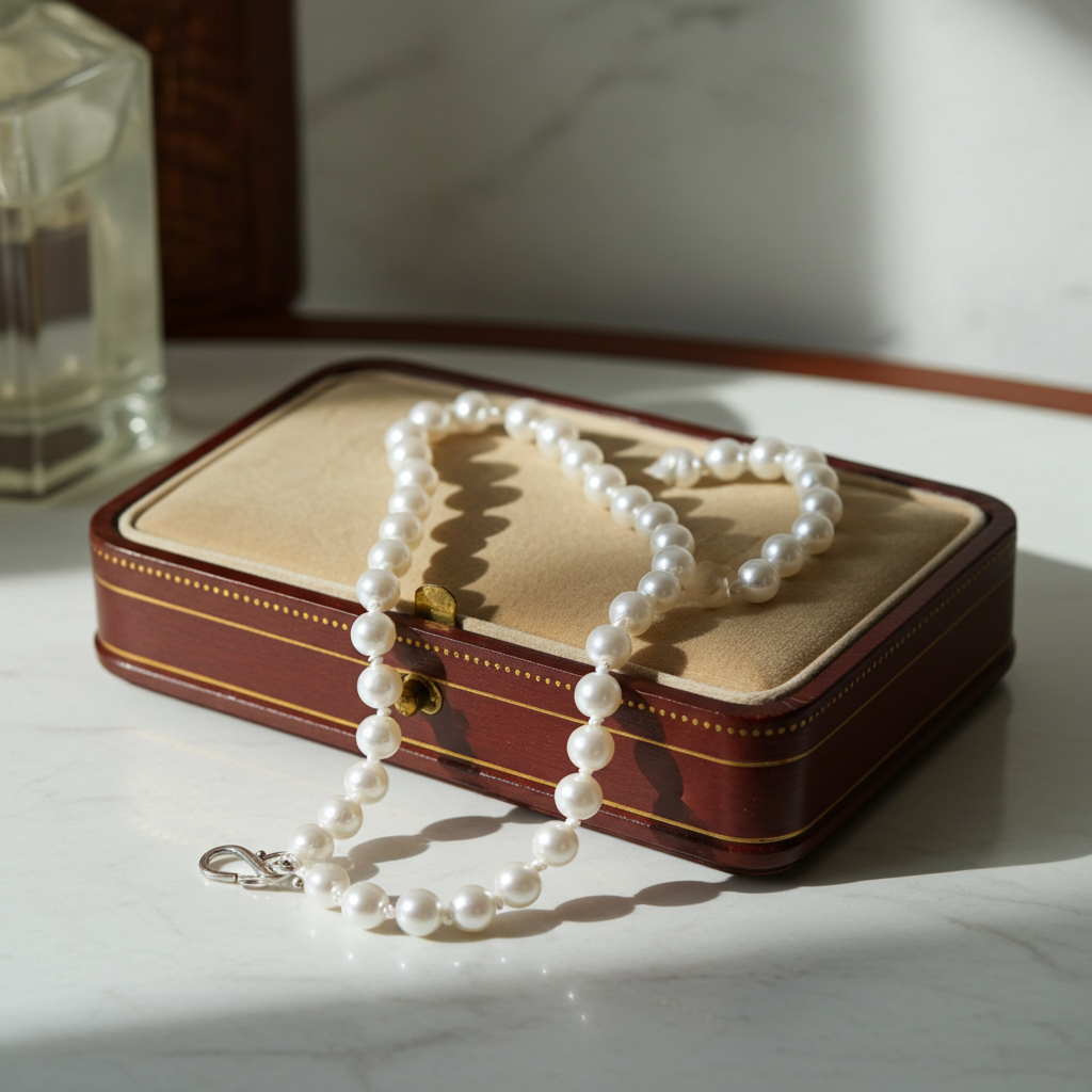 White Pearl Necklace