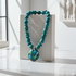 Fair Trade Kazuri Peacock Handmade Beaded Necklace with Pendant