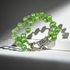 Green Pearl Double Strand Bracelet