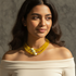 Multi-strand Golden Sea Glass & Artisan Bead Necklace