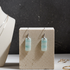 Exquisite Drop Earrings Rare Hemimorphite Drop Gemstone