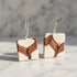 Handmade Cream Artisan Earrings
