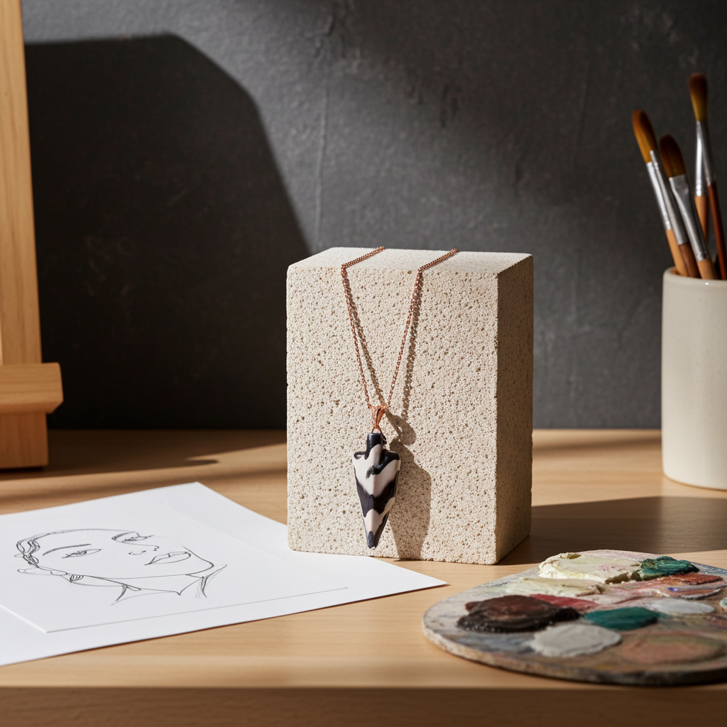 Statement Arrow Fair Trade Pendant Necklace