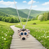 Googly Eyed Dog Pendant Necklace