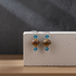 Handmade Lagoon Artisan Bead Earrings