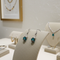 Delicate Turquoise Crystal Earrings