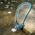 Design Aqua Gemstone Impression Jasper Bib Necklace