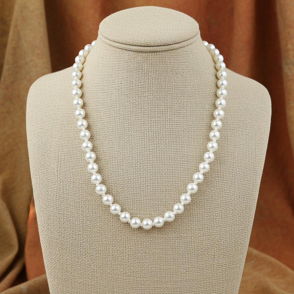 White Pearl Necklace