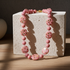 Handmade Kazuri Bead Necklace in Pink Fair Trade Bead