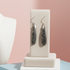 Turritella Fossil Gemstone Earrings