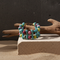 Handcrafted Dyed Howlite Cuff Bracelet