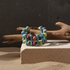 Handcrafted Dyed Howlite Cuff Bracelet