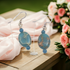 Aqua Terra Jasper Gemstone & Silver Earrings