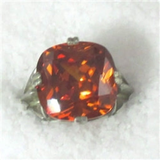 Buy Right Hand Princess Cut Gemstone Red Sapphire Ring
