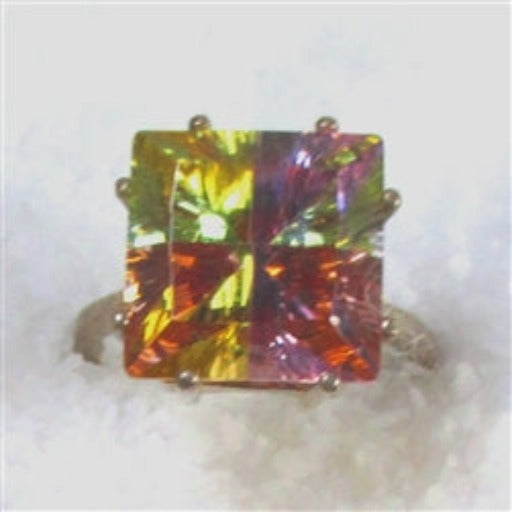 buy multi-color cubic zirconia fashion ring