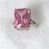 Buy Big Pink Fashion Ring