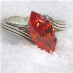 Buy Bright Red Fashion Ring for a woman
