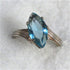 Buy Blue Topaz Marquise Cut Ring