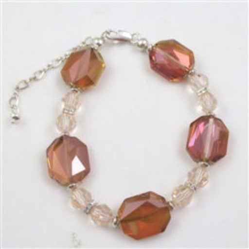 Golden Copper Crystal Bracelet - VP's Jewelry 