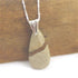 Teardrop Gemstone Jasper Pendant Necklace On Silver Chain - VP's Jewelry