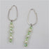 Pale Green Pearl Hoop Earrings - VP's Jewelry 