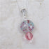 Pink Handmade Lampwork Pendant Necklace - VP's Jewelry