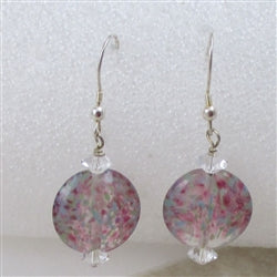 Pink Handmade Artisan Bead Earrings - VP's Jewelry