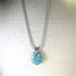 Mexican Turquoise Pendant - Campo Frio Turquoise Pendant Necklace - VP's Jewelry