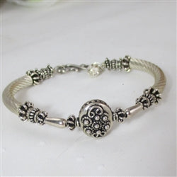 Sterling Silver Bangle Bracelet - VP's Jewelrying silver bangle bracelet
