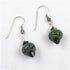 Mossy Green Glass Bead Earrings - VP's Jewelry