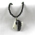 Zebra Jasper & Black Onyx Bead Necklace - VP's Jewelry