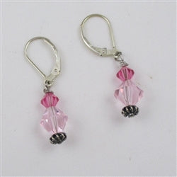Pink Crystal Earrings - VP's Jewelry